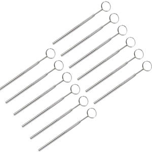 Miroir d'inspection dentaire en acier inoxydable anti-buée avec poignée ergonomique manuelle, outil de miroir buccal, instruments chirurgicaux dentaires - Product Image 4