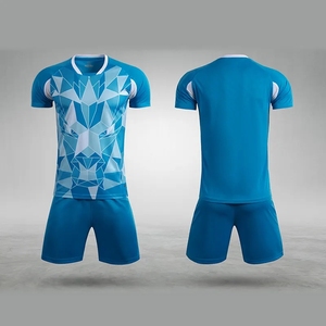 Conjunto de Uniforme de Fútbol Sublimado Dry-Fit Premium 100% Poliéster con Gráfico Geométrico de León, Uniforme de Fútbol Transpirable Personalizado para Equipos - Product Image 3
