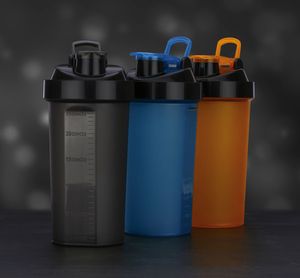 Gym <b>Sports</b> <b>Bottle</b> 700ml Reusable Eco Friendly Fitness Outdoor Direct Drinking Meal Replacement Shaker Scale Leak-Proof - Product Image 3
