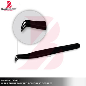 Pinzas de Acero Inoxidable para Extensión de Pestañas, Pinzas Rectas de Alta Precisión para Injerto de Pestañas y Cejas, Herramientas de Maquillaje - Product Image 2