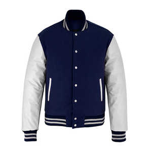 Vestes Varsity personnalisées en cuir/laine pour homme, style universitaire, pour l'hiver, en vente en ligne à prix avantageux - Product Image 1