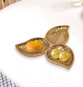 Ensemble de bols en métal faits à la main, design glamour doré poli, pour fruits et collations, idéal pour offrir - Product Image 5