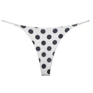 กางเกงในจีสตริงผู้หญิงขายดี ผลิตตามสั่ง ผ้าโพลีเอสเตอร์/คอตตอน เซ็กซี่ เอวกลาง ทรงทีแบ็ค บิกินี่ ระบายอากาศได้ดี เป็นมิตรกับสิ่งแวดล้อม - Product Image 5