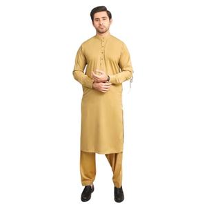 Costume Kameez / Kurta Shalwar décontracté pour homme, taille plus, en coton respirant - Product Image 1