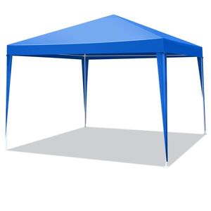 10 X 10 Gazebo Waterproof Outdoor Patio Canopy Blue Party Tent for Wedding & BBQ Catering - Product Image 4