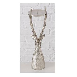 Juego de 2 Portavelas Cónicos Modernos de Aluminio Plateado para Sala de Estar, Mesa de Comedor, Bodas, Decoración Festiva de Navidad - Product Image 4