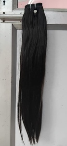 Extensiones de Cabello Humano Indio Rizado Natural Negro Remy de Grado 18-34 Pulgadas para Tejer - Product Image 5