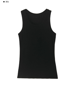 Cheap 100% <b>Combed</b> Cotton Knitted Casual Summer Sleeveless Tank Top for Training - Product Image 5