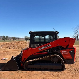 รถตักล้อยางคูโบต้าขายดี พร้อมอุปกรณ์ตัดหญ้าแบบ Forest Mulcher สำหรับงานจัดสวนและงานก่อสร้าง - Product Image 3