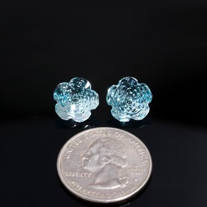 Topacio Azul Cielo Natural, Corte Pera, 10 mm, Gema Suelta para Joyería, Alta Calidad, Tamaño Calibrado - Product Image 4