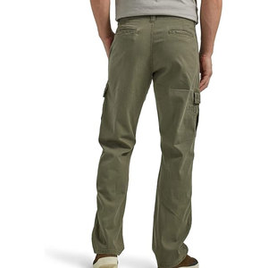 Casual Wear 100% Cotton Button Fly Outdoor Men's <b>Pants</b> Multiple Pockets Lightweight Washed Men <b>Cargo</b> <b>Pants</b> - Product Image 3