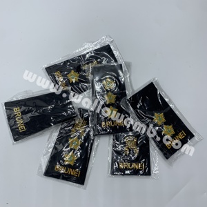 Spalline da Ufficiale del Royal Brunei Air Force (RBAF) con Grado di Tenente <span class=keywords><strong>Colonnello</strong></span> (Aereo) in Filo Metallico Dorato - Product Image 5