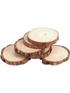 Handmade Durable Classic Wood Coaster Set-Natural Wooden <b>Drink</b> Cup & Table Coasters for Kitchen Use - Product Image 4