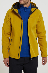 Chaqueta Softshell con Capucha para Otoño, Impermeable y Resistente al Viento, Cierre de Cremallera, Bolsillos Laterales, Logotipo Frontal, Alta Calidad - Product Image 2