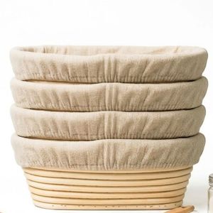 Panier à levain en rotin naturel de 10 pouces, idéal pour la cuisson, kit léger de paniers de levage pour boulangers - Product Image 2