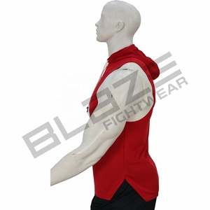 Nouveau Débardeur à Capuche Brodé pour Homme, Tendance Hiver, 100% Coton, Coupe Slim, Sport et Fitness, Imperméable, Respirant, Écologique - Product Image 2
