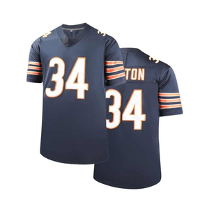 High Quality Lightweight Plus Size Short Sleeve American Football Jersey for Men Quick Dry Breathable Custom Logo with OEM - Product Image 1