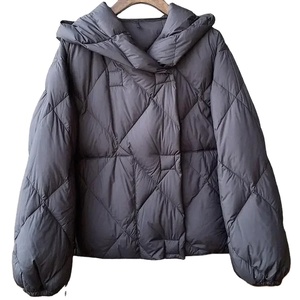 Jacket for Women <b>Winter</b> New Hooded Diamond Puffer <b>Coat</b> Outwear Fashion <b>Thick</b> Warm Loose - Product Image 1