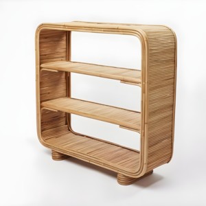 Rattan <b>Shoe</b> Shelf Natural Standing Shelves Home Furniture Living Room Bedroom Decor <b>Shoes</b> Rack - Product Image 2