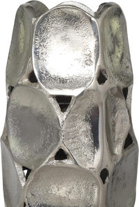 Silver Aluminum Flower <b>Vase</b> <b>Set</b> Handmade Eco-Friendly Modern Design Wedding & Christmas Home Garden Tabletop Decor - Product Image 4