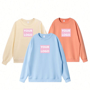 Sweat-shirts de haute qualité en coton unisexe, épais, confortables, élégants, en polyester, avec impression de logo personnalisé, sweat-shirt surdimensionné pour homme - Product Image 2