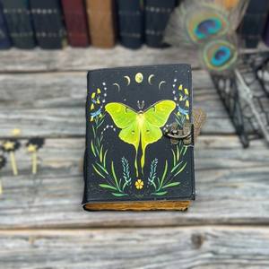 Rustic Handmade Genuine Leather <b>Journal</b> Diary Notebook Antique Style Leather Bound <b>Journal</b> with Handmade Paper Vintage <b>Writing</b> - Product Image 6