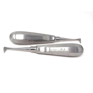เครื่องมือผ่าตัดทางทันตกรรม สแตนเลสสตีล ที่ยกถอนรากฟัน แบบโค้ง - Product Image 4