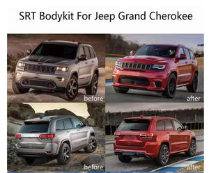 Kit de Carrocería para <span class=keywords><strong>Jeep</strong></span> <span class=keywords><strong>Grand</strong></span> <span class=keywords><strong>Cherokee</strong></span> 2011-2013 al Estilo <span class=keywords><strong>SRT</strong></span>-8 <span class=keywords><strong>2021</strong></span>, Accesorios con Faros LED, Parachoques, Rejilla, Directo de Fábrica - Product Image 1