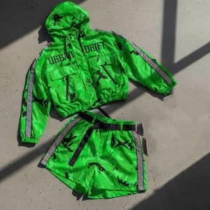 Conjuntos deportivos cortavientos elegantes para mujer con estampado personalizado, mangas largas, ropa de calle transpirable para mujer - Product Image 3