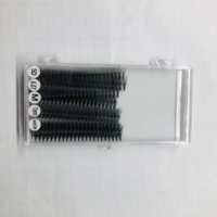 Extensions de cils pré-faites de haute qualité, en bandes, 3D 4D 5D 6D 7D 8D 10D, base pointue, volume intense, boîte personnalisable