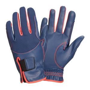 Gants d'équitation unisexes d'hiver imperméables, respirants, antidérapants, à doigts entiers, en cuir PU et coton pour l'entraînement équestre - Product Image 1