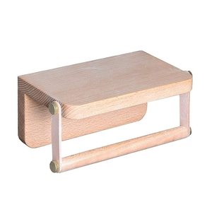 Porte-rouleau de papier toilette en bois au design luxueux, tailles personnalisées, étagère, artisanat, article mobile et décoratif, porte-papier toilette en bois - Product Image 6