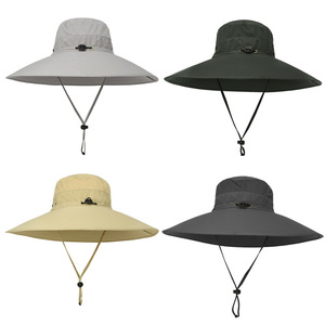 Sombreros de Pesca y Escalada con Protección Solar, Sombreros de Pescador con Estampado Personalizado, Sombreros de Ala Ancha de 15 cm, Sombrero de Sol Impermeable con Cordón - Product Image 2