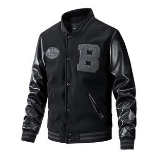Nueva Chaqueta Varsity Letterman Personalizada para Hombre, Chaqueta Clásica con Cuello Vuelto, Abrigo de Moda Masculina, Ropa Urbana, Prendas de Abrigo - Product Image 1
