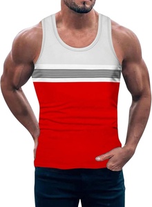 Camiseta sin Mangas con Cuello Redondo y Estampado de Serigrafía Exclusiva para Hombre, 100% Algodón, Tejido de Punto Transpirable y Ecológico de 160g, Estilo Casual - Product Image 2