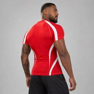 Vêtements de protection solaire pour hommes, rashguard MMA personnalisé de haute qualité en gros, vêtements de compression pour hommes, chemises MMA personnalisées - Product Image 3