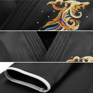 Diseño de Bordado Personalizado, Color Liso, Uniforme de Artes Marciales, Karate Gi Ligero, Traje de Entrenamiento de Kung Fu, Ropa de Judo y Taekwondo - Product Image 4