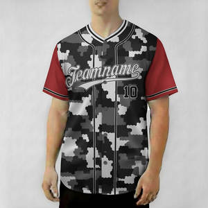 ชุดเบสบอลทีม OEM เสื้อและกางเกงแบบสั่งทำ ลายพิมพ์แบบ Sublimation ออกแบบเองได้ ชุดยูนิฟอร์มเบสบอลสโมสร แขนสั้น สีพื้น สำหรับทุกฤดูกาล - Product Image 1