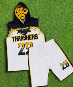 Uniformes de Fútbol Americano 7v7 Personalizados 2026 con Logotipo, Transpirables, Compresivos, 100% Poliéster, Bajo Costo - Product Image 6