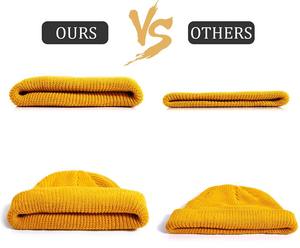 Bonnet tricoté uni doux et chaud pour enfant, personnalisable avec logo, idéal pour la plage et les voyages – Vente en gros - Product Image 5