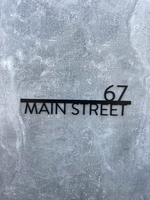 Plaque Métallique Personnalisée pour Nom de Rue, Numéro d'Adresse Extérieur, Panneau de Maison/Bureau, Plaque d'Adresse pour Porche Avant, Numéro de Maison en Métal