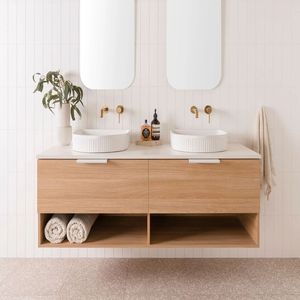 JY diseño moderno estilo resistente al agua melamina acabado espejo carcasa de madera contrachapada cajones flotante baño tocador fregadero para - Product Image 4