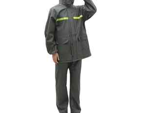 Chaquetas personalizadas con logotipo frontal para exteriores al por mayor a precio económico, conjunto de dos piezas impermeable de alta calidad, chaqueta y pantalón para la lluvia. - Product Image 5