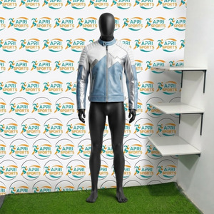 Vestes en cuir ajustées pour hommes, nouvelle collection automne, style élégant, en cuir de qualité supérieure, manteaux d'extérieur en cuir tendance, vente directe - Product Image 2