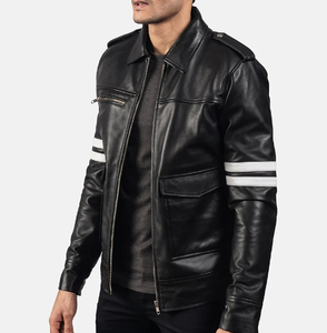 เสื้อแจ็คเก็ตหนังคาเฟ่เรเซอร์ - Product Image 2