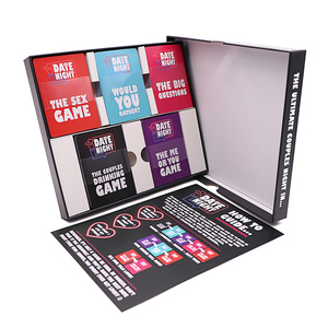 ผู้ผลิตเกมการ์ดปาร์ตี้พิมพ์ลายตามสั่งคุณภาพสูง เกมท้าทายคำถาม เกมดื่ม เกมกระดานสำหรับผู้ใหญ่ พร้อมซองใส่การ์ด - Product Image 6
