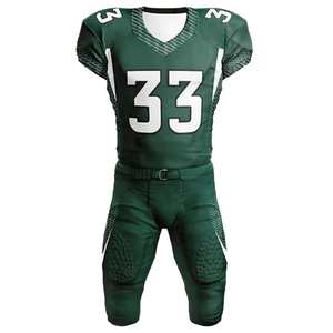 Uniforme de Fútbol Americano Profesional de Malla Transpirable, Manga Corta, Tallas Grandes, Fabricante OEM para Equipos de Liga - Product Image 2