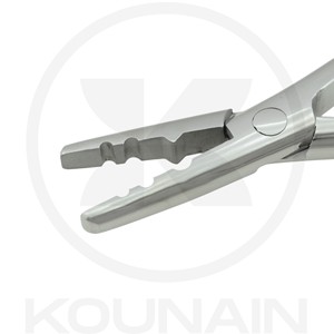 Pince à extensions de cheveux en acier inoxydable avec embouts carrés de 3 mm et 5 mm, pince à extensions de cheveux en acier inoxydable pour professionnels - Product Image 5