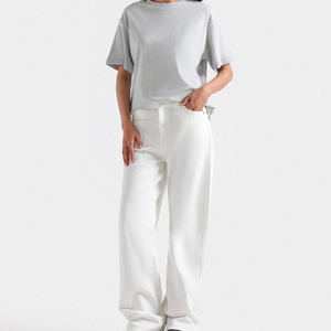 Pantalon droit plissé à taille haute pour femme, style vintage élégant et décontracté, confortable et respirant, idéal pour le bureau, motif uni - Product Image 6