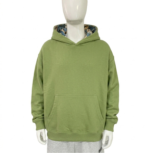Sudadera con Capucha para Mujer, Color Sólido, Algodón, con Bolsillo, Manga Larga, Informal, para Otoño, Diseño Personalizado con Estampado Frontal - Product Image 2